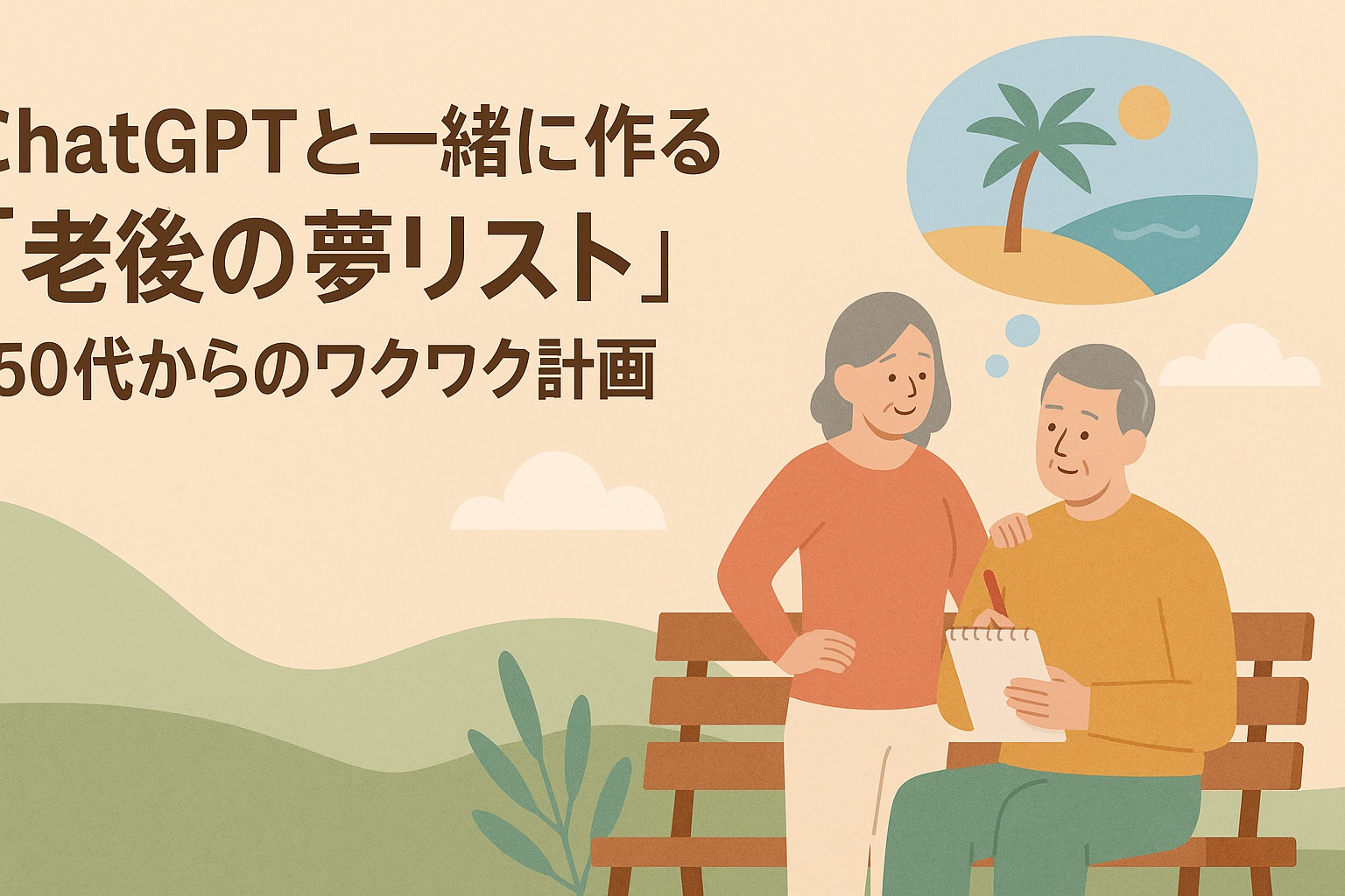 ChatGPTと一緒に作る「老後の夢リスト」｜50代からのワクワク計画