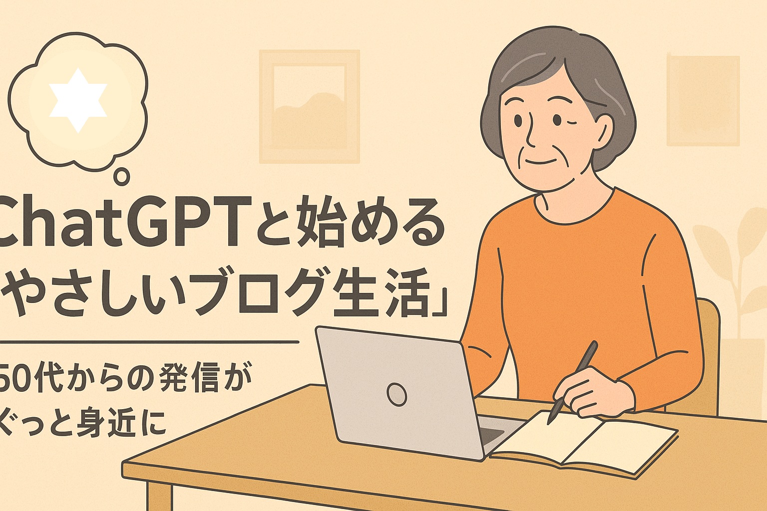 ChatGPTと始める“やさしいブログ生活”｜50代からの発信がぐっと身近に