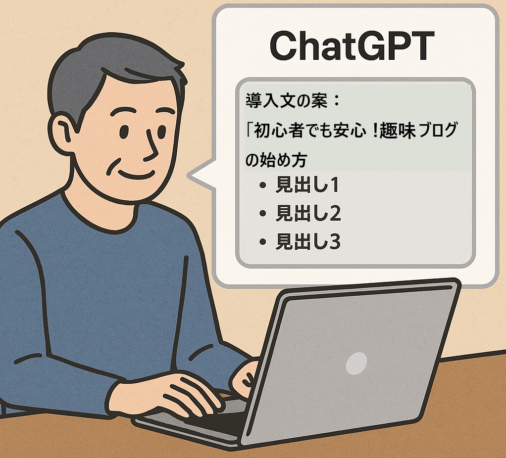 ChatGPTで趣味ブログ